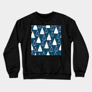 Christmas tree in different styles Crewneck Sweatshirt